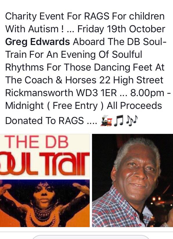 Greg Edwards Aboard the DB Soul Train Charity Event for RAGS For Children with Autism